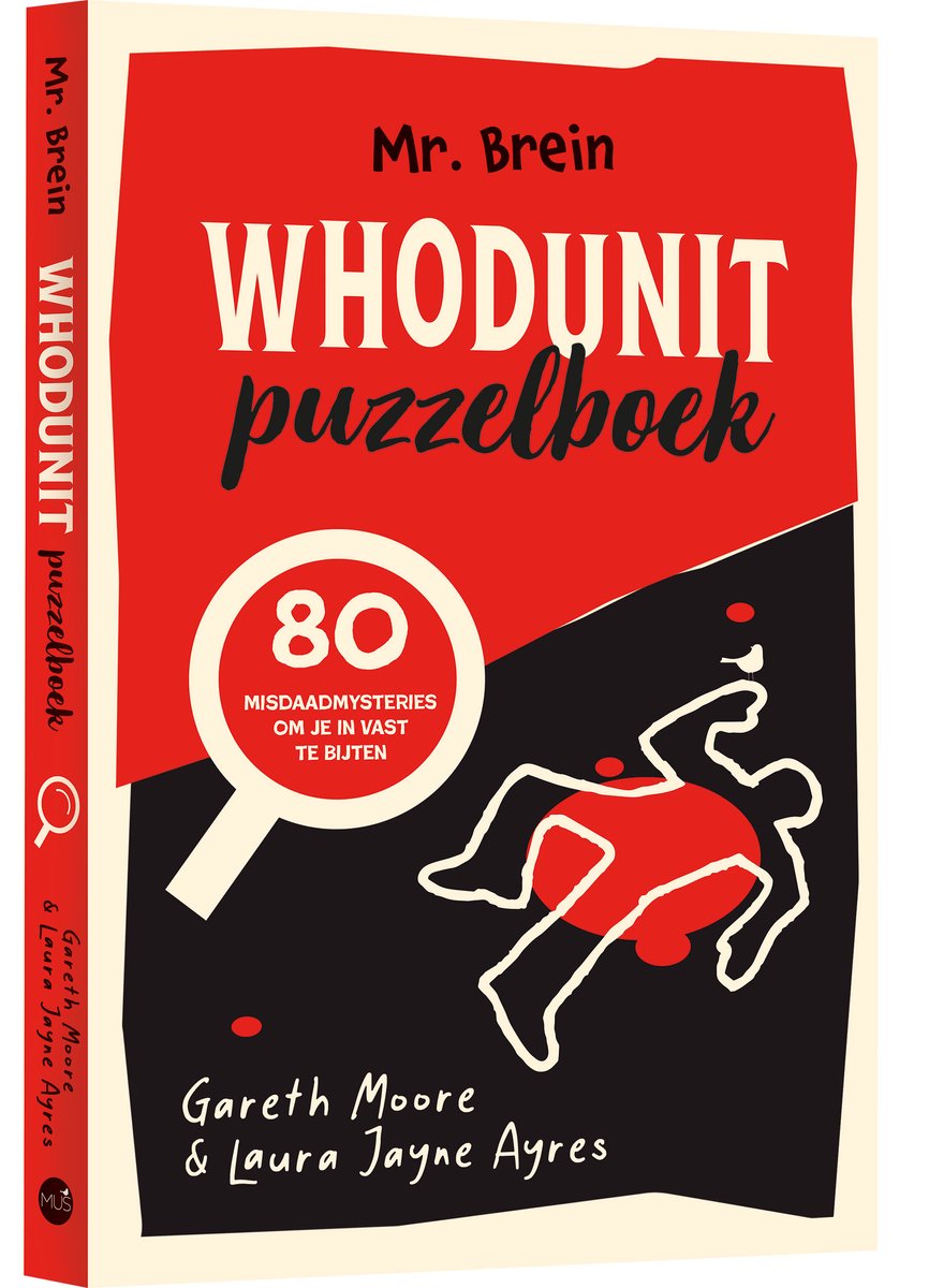 Libro de rompecabezas de Mr. Brain Whodunit