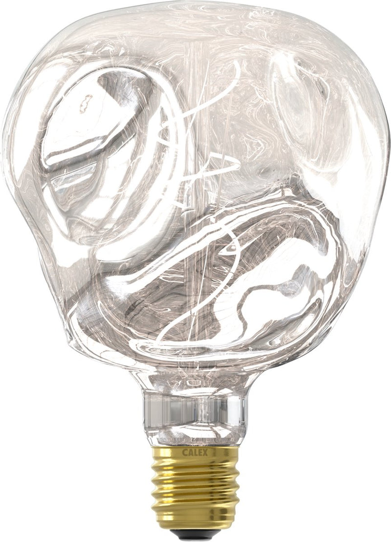 Calex organic neo silver - Lampada LED E27 - sorgente luminosa a filamento dimmerabile - 4W - luce bianca calda