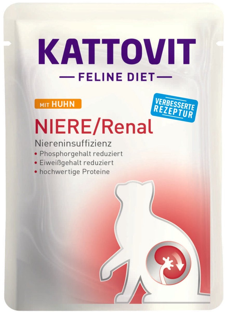 Kattovit - busta dieta felina reni renali 24x85g - pollo