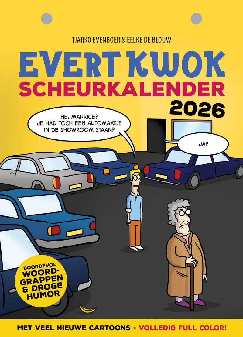 Calendario a strappo Evert kwok - 2026