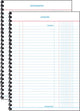 Libretto cassa sigel a5 bianco 153 mm x 144 mm x 8 mm
