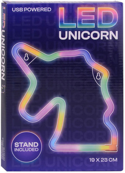 Johntoy Unicorn Rainbow Lampad con USB