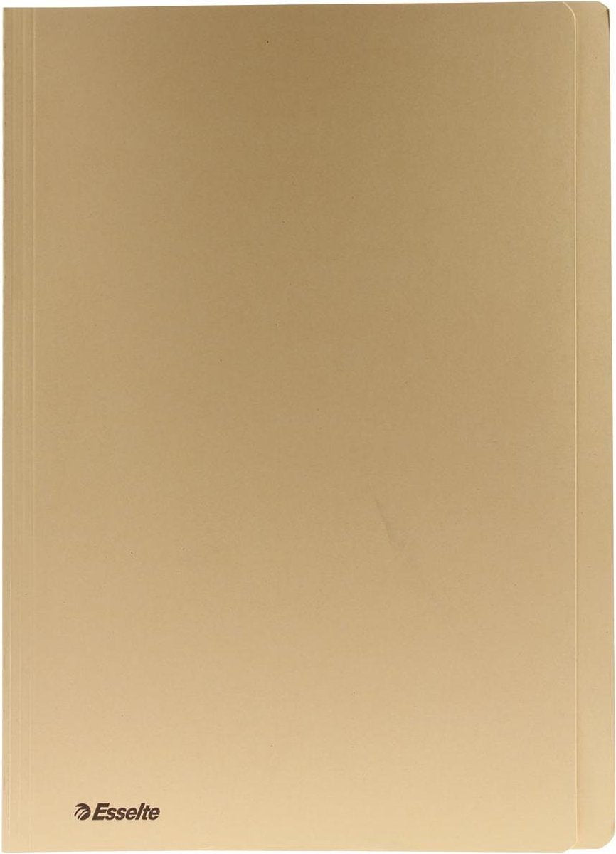 Esselte carpeta plegable a4 funda manila 275gr amarilla