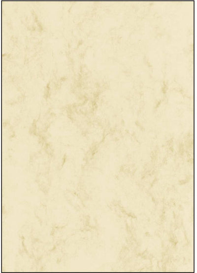 Carta fantasia Sigel A4 - beige marmorizzato - 200 grammi - 25 fogli - si-dp191