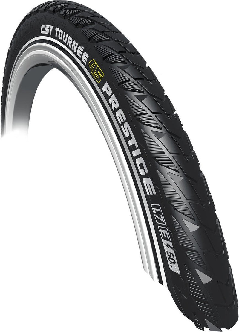 Buitenband CST Tournée Prestige 28 x 2.00 50-622 mm - zwart met reflectie