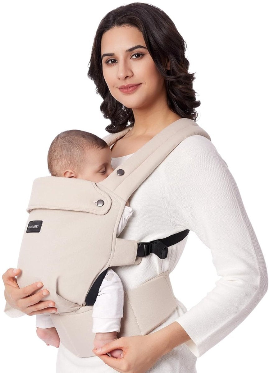 Marsupio Momcozy in cotone, kaki