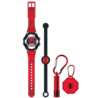 Accutime spiderman horloge cadeau set