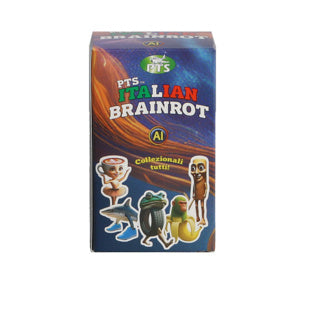 Brainrot italiano 3d keyh. ciegob. 4cm 12 ast | 24 piezas