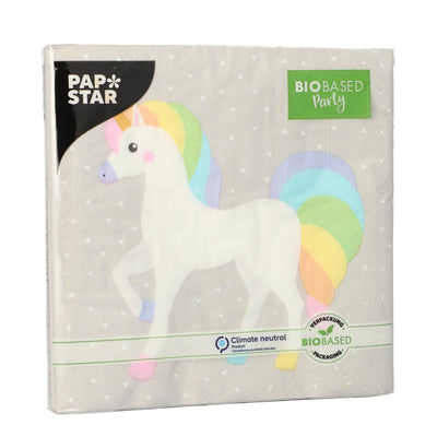 Tovaglioli Papstar unicorno 3 strati 33x33 cm