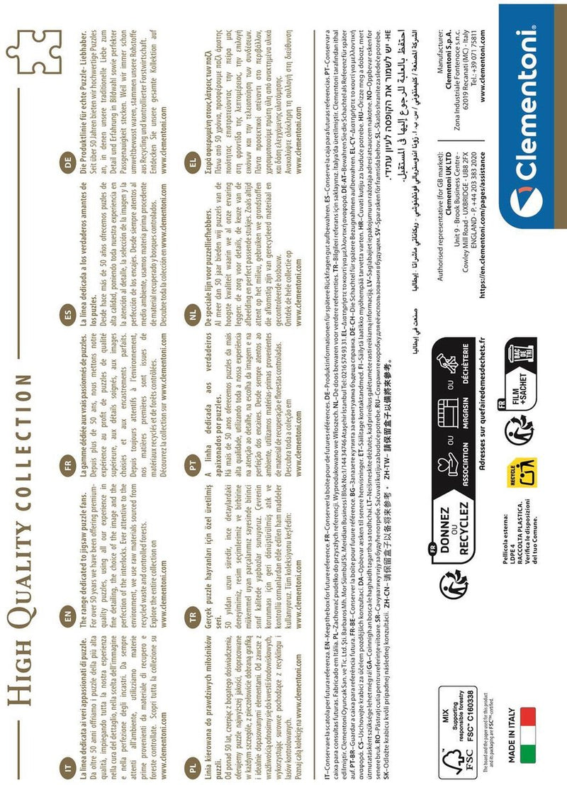 Film cult Clementoni - Mascelle (1000 pezzi)