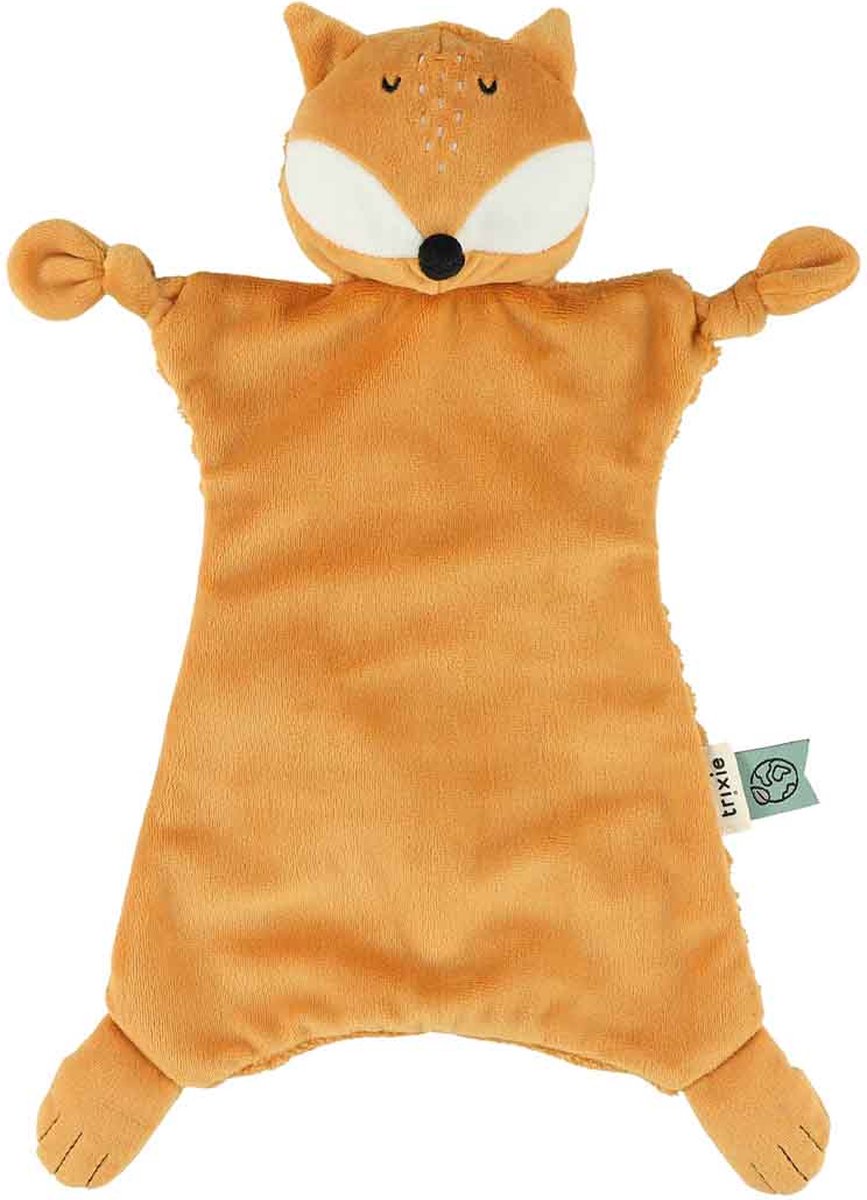 Trixie mr. fox knuffeldoekje – ribfluweel – met speenlus - ideaal als geboortegeschenk