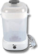 Momini quicksteam sterilisator - uv desinfectieapparaat - sterilisator voor 5 babyflessen - snel en veilig - automatische uitschakeling - compact - wit