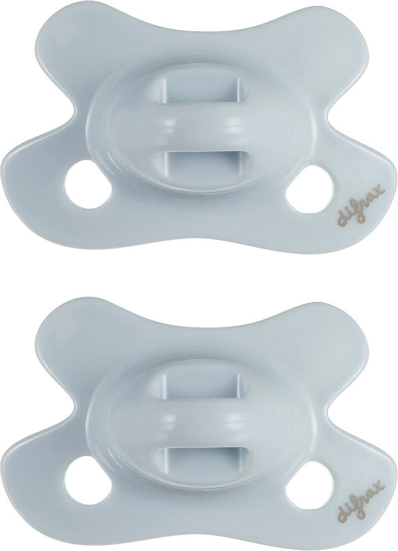 Ciuccio naturale Difrax - neonato - blu azzurro - 2 pezzi