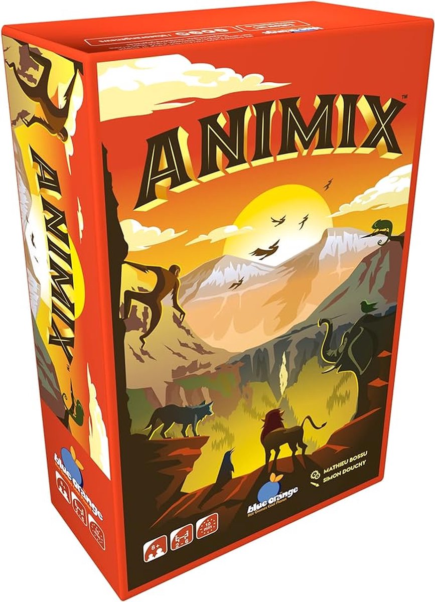 Giochi Geronimo giochi blu arancione - animix - gioco di abilità - 2-6 giocatori - adatto a partire da 8 anni
