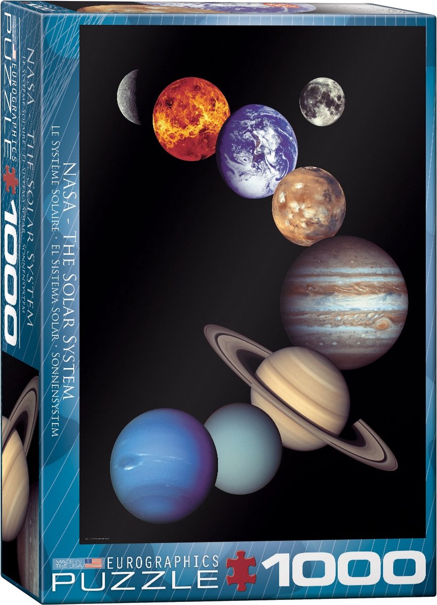 Eurographics - nasa the solar system [nasa the solar system] - 1000 pezzi 48×68 cm (l×a) - puzzle