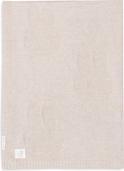 Jollein - coperta per lettino 100x150 cm - coperta per bebè - miffy - nocciola
