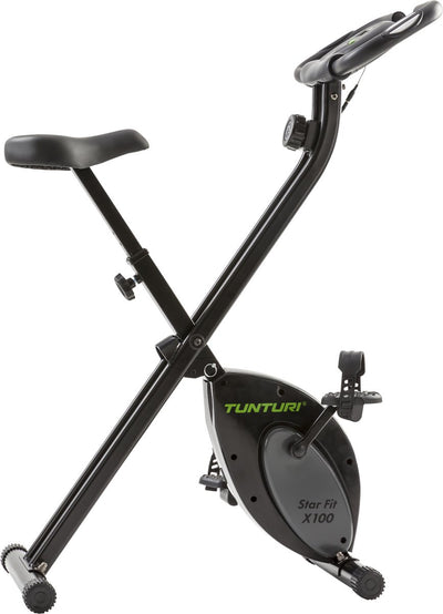 Tunturi star fit x100 - hometrainer - fitnessfiets - opvouwbaar - verstelbaar - 8 weerstandsniveaus - opvouwbare hometrainer