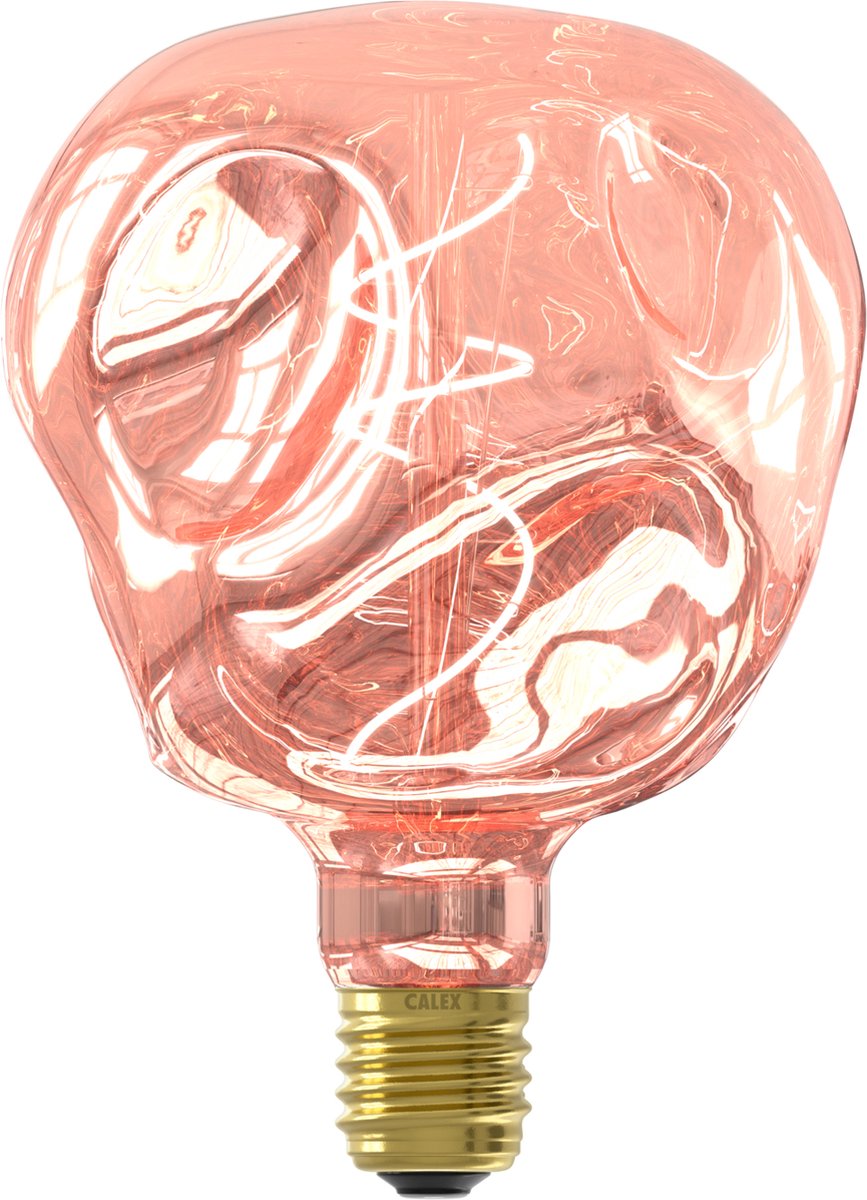 Calex organic neo rose - e27 led lamp - filament lichtbron dimbaar - 4w - warm wit licht