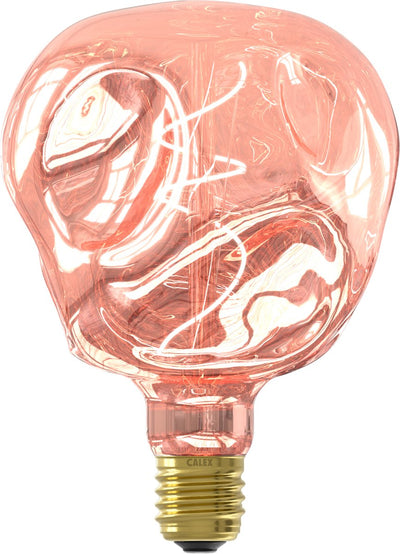 Calex organic neo rose - lampada LED e27 - sorgente luminosa a filamento dimmerabile - 4w - luce bianca calda