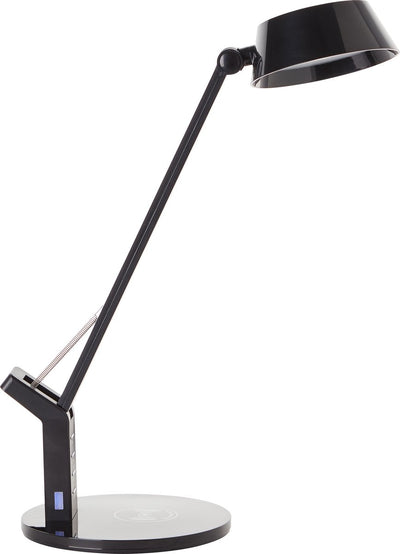 Brilliant kaila - bureaulamp - led 8w geïntegreerd - draadloos oplaadstation - kleurkeuze 3000-6000k - zwart
