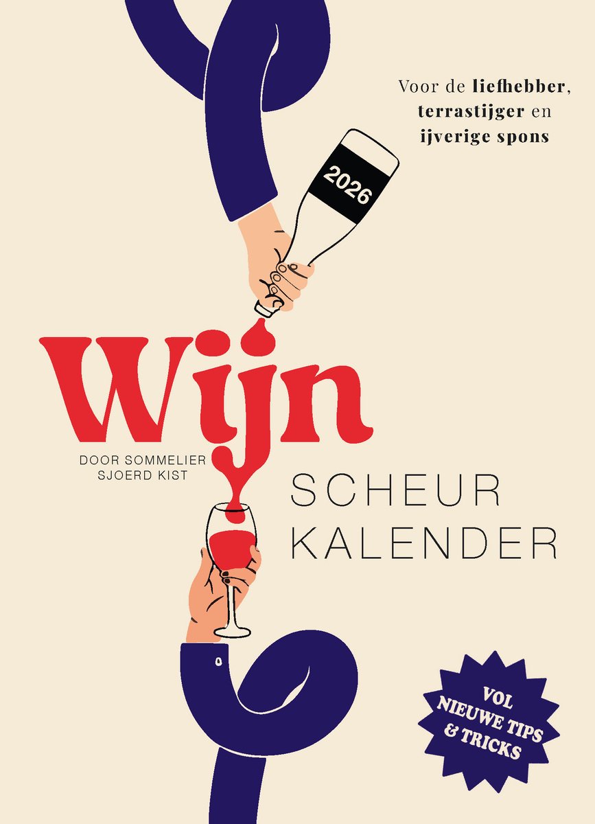 The best social media de wijn scheurkalender - 2026