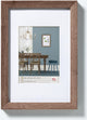Walther fiorito - cornice in legno mdf - misura foto 20x30 cm - noce