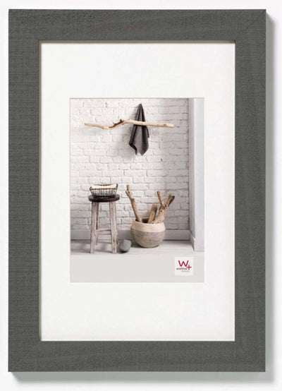 Casa Walther - cornice in legno - misura foto 30x45 cm - grigio