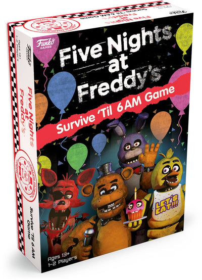 Juegos funko cinco noches en freddy's - sobrevive hasta las 6 a. m. - juego de mesa - juego cooperativo