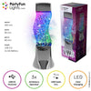 Lampada da tavolo con luci Partyfun, led glitterati che cambiano colore