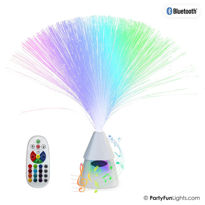 Partyfun illumina l'altoparlante bluetooth in fibra ottica