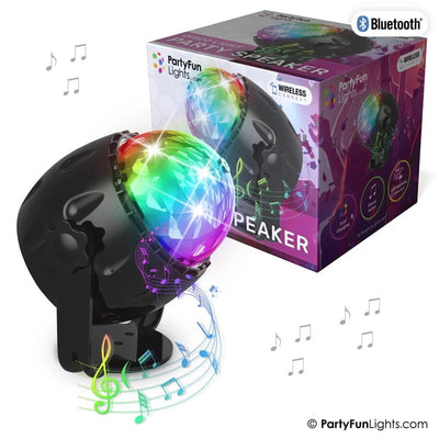 Partyfun enciende el altavoz bluetooth compacto led