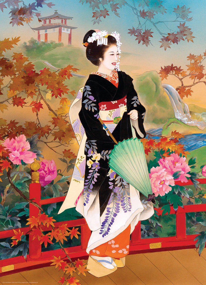Eurographics - higasa - haruyo morita - 1000 pezzi 48×68 cm (l×a) - puzzle