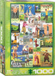 Eurographics - gold de wereld rond [golf around the world] - 1000 stukjes 48×68cm (b×h) - legpuzzel