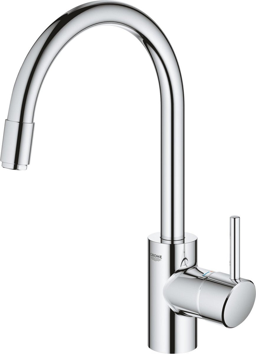 Rubinetto da cucina Grohe Concetto - doccetta estraibile - girevole - cromato