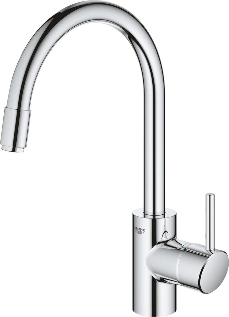 Rubinetto da cucina Grohe Concetto - doccetta estraibile - girevole - cromato