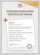 Walther new lifestyle - cornice in plastica - formato foto 21x29,7 cm (DIN A4) - vetro artistico - argento