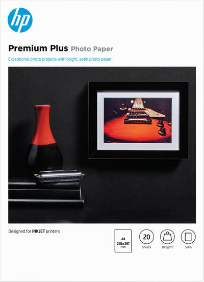 HP premium plus photo paper - a4 semi gloss