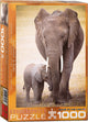 Eurographics - cucciolo di elefante [cucciolo di elefante] - 1000 pezzi 48×68 cm (l×a) - puzzle