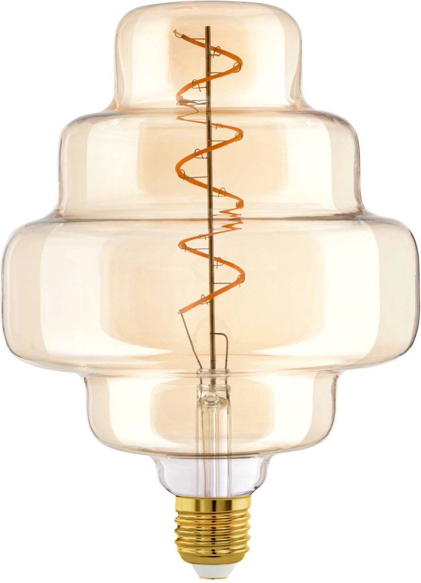 Eglo led lamp - e27 - ø 15 cm - amber - 2000k - dimbaar