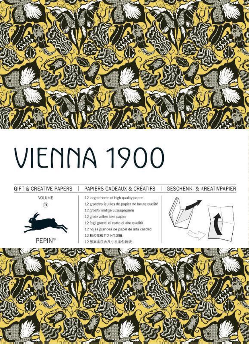 Pepin vienna 1900: gift creative paper book vol. 74: geschenk- und kreativpapierbuch vol 74 (gift creative papers