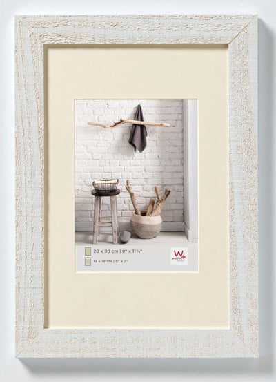 Walther home - marco de madera - tamaño de la foto 30x40 cm - blanco polar