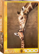 Eurographics - bacio di una mamma giraffa [bacio della mamma giraffa] - 1000 pezzi 48×68 cm (l×a) - puzzle