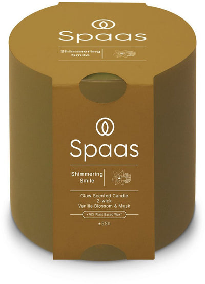 Spaas GLOW Candilla perfumada 2 -wiek 55h - sonrisa brillante
