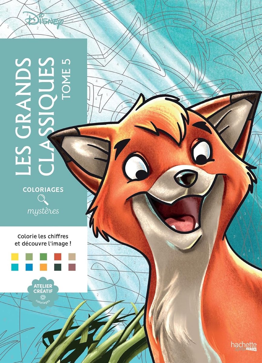 Hachette Heroes les grands classiques tomo 5 - libro da colorare Disney per adulti