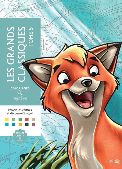 Hachette heroes les grands classiques tome 5 - disney coloring book for adults