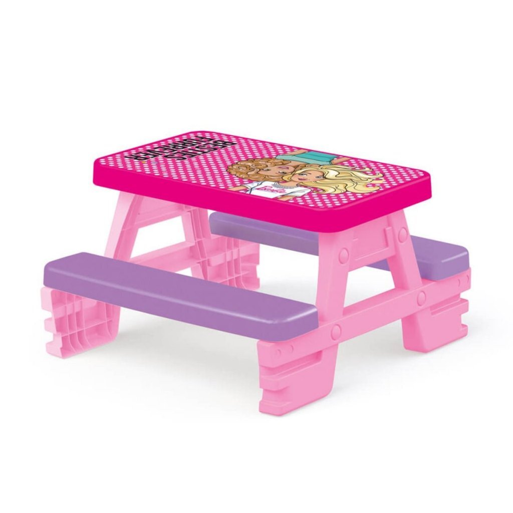 Dolu Barbie Table de picnic 79x69x42 cm rosa púrpura
