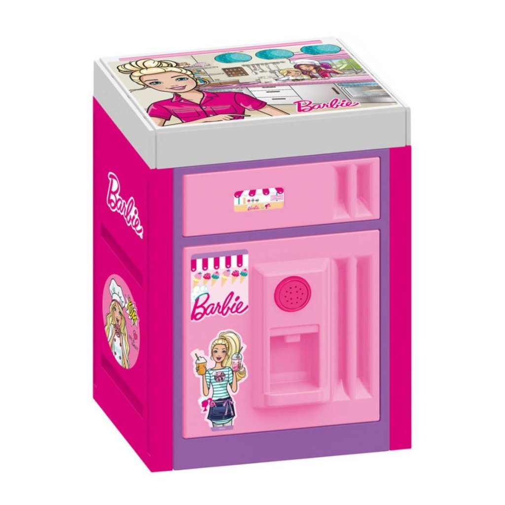Dolu Barbie Fridge + Sound Pink Purple