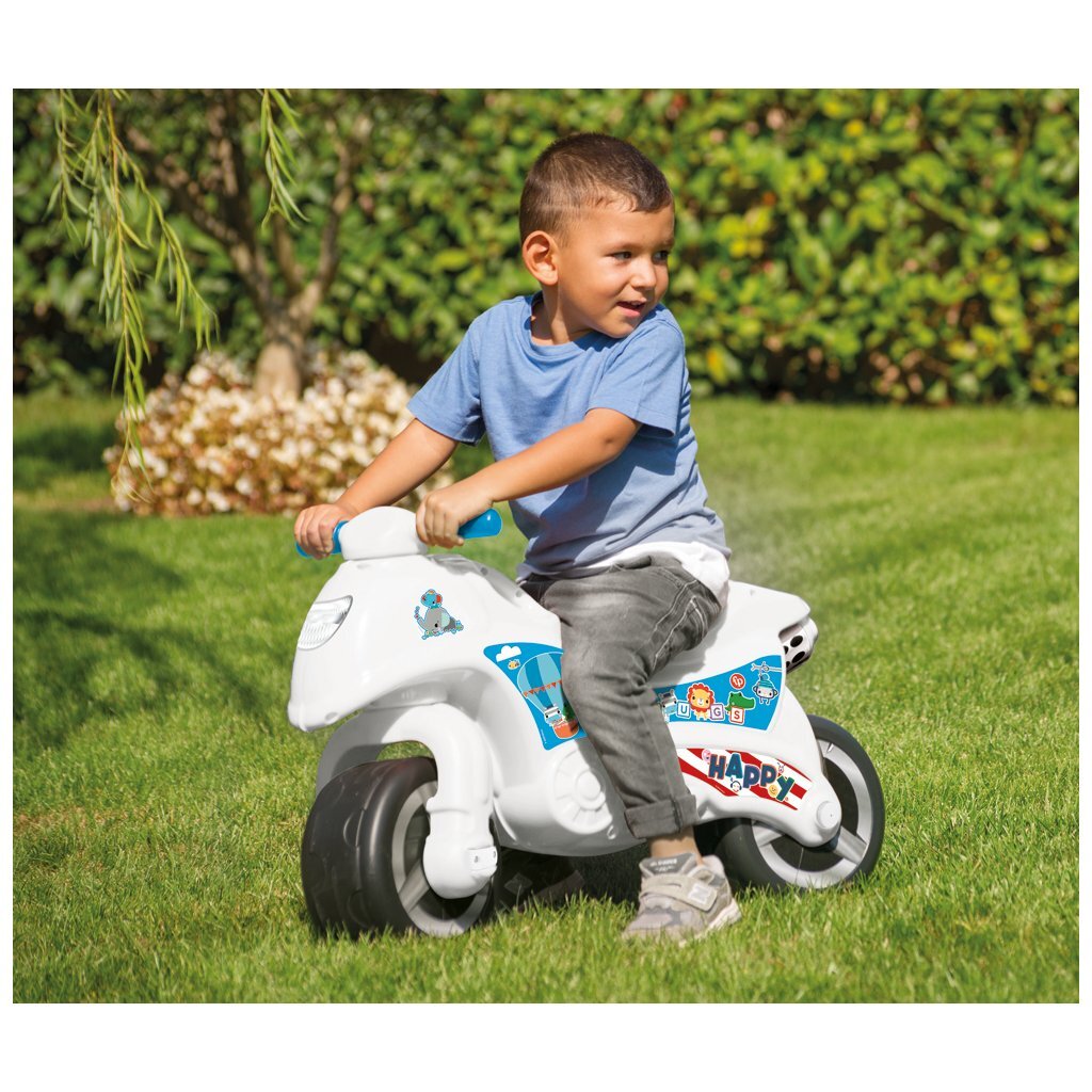 Dolu Fisher Price Running Motore Bianco Blue Red