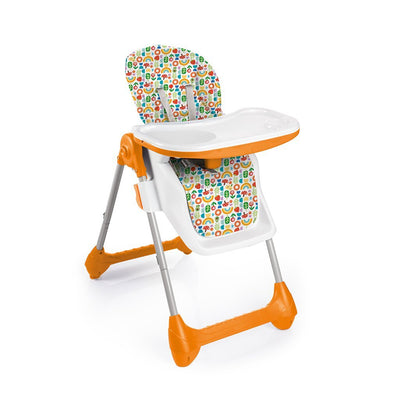 Dolu Fisher Prezzo Deluxe High Chair 105x57x87 cm Arancia bianca