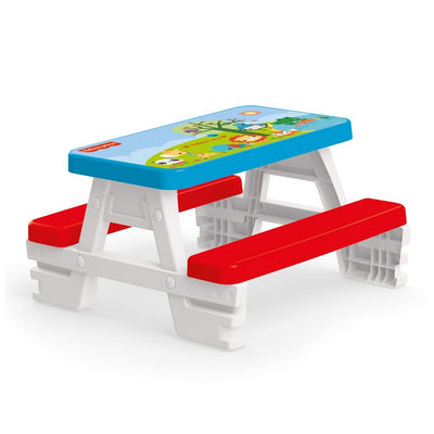Dolu Fisher Price Tavolo da picnic rosso blu bianco